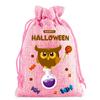 24pcs Set Drawstring Gift Bags Halloween Magic in a Bag Ghost Pumpkin Skull Pattern for Trick-or-Treating & Candy Giving
