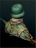 Young Miniatures 1/10 Scale WWII German Waffen-SS Young Infantryman with Rifle Bust Resin Kit YM18101 (Person)