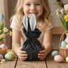 5 Pcs/Set Durable Rabbit Ears Drawstring Bags Reusable Candy Packaging Box  Holiday Decor