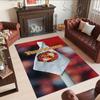 Manchester Customize Your Name Area Rug Design for Game Room Outdoor Balcony Dormitory Antislip Carpet Anime Office Decor