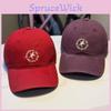 Cotton Embroidered Letter Baseball Cap For Casual Sports And Sun Protection