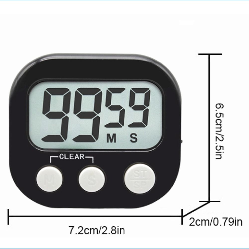 ON/Off Switch Digital Timer Magnetic Back Kitchen Timer Multicolored Classroom Timer  Gym Game