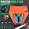 PowerZone Мотоцикл Світлодіодні фари Фари Головні фари Supermoto Обтічник для KTM EXC SXF MX Dirt Bike Enduro Світлодіодні фари