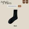 5 Pairs of Women's Autumn and Winter Fashion New Drum Pile Socks