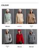 Cashmere Women's Round Neck Brushed Knit Sweater - 2025 Autumn/Winter Collection.