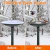 Birdbath Deicer Poultry Water Heater Winter Anti Freeze Drinking Deicer With Temperature Control For Chicken Duck Geese