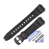Casio W-S200H W-S210 Replacement Watch Band Strap Black Durable Silicone