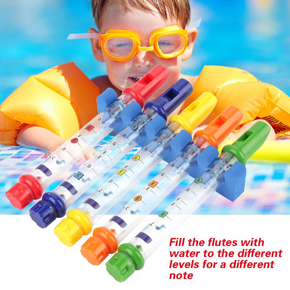 Water Pipes for Children, 5pcs Musical Instruments for Children Water Flutes Colorful Water Flutes Water Flutes Water Flutes Musical Toys