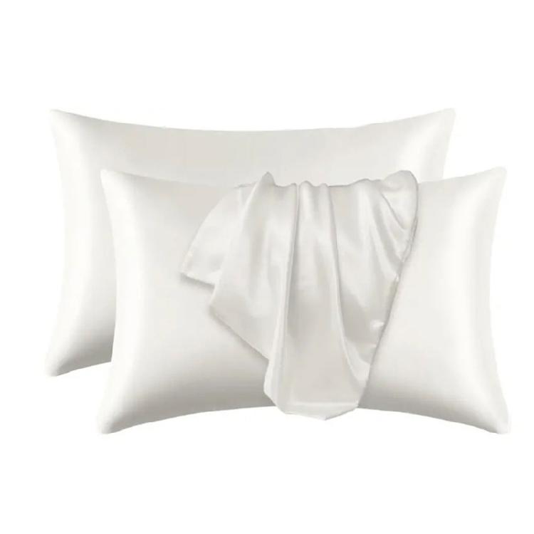 Simulated Silk Pillowcase Summer Type Pillow Cover Durability & Colorfast for Easy Removal and Washing