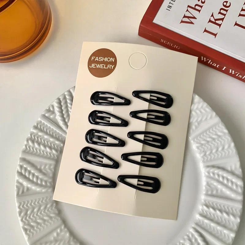 

10 шт./компл., разноцветные заколки для волос со звездами для маленьких девочек, блестящая металлическая застежка BB, заколка для волос, головные уборы, заколки для волос для младенцев, аксессуары