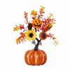 Handmade Realistic Fall Pumpkin Decor DIY Artificial Pumpkin Bouquet  Halloween Party