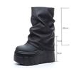 Fashion AIYUQI Trouser Boots Ladies 2025 New Designer Women's Ankle Boots Trend Platform High Heel Boots Women