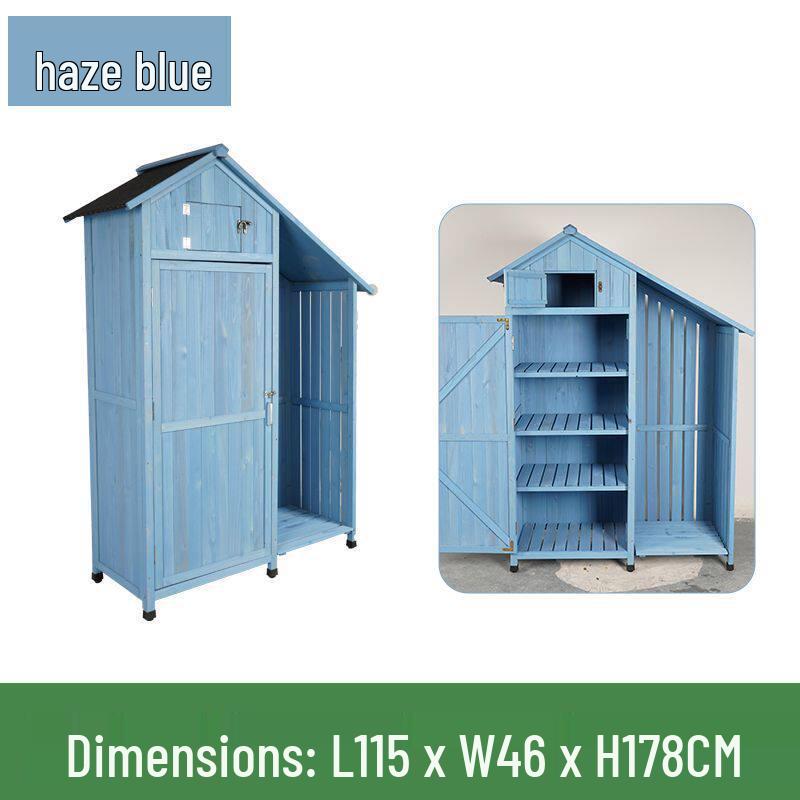 Outdoor Anti-Corrosion Sunscreen Storage Cabinet for Garden and Courtyard
