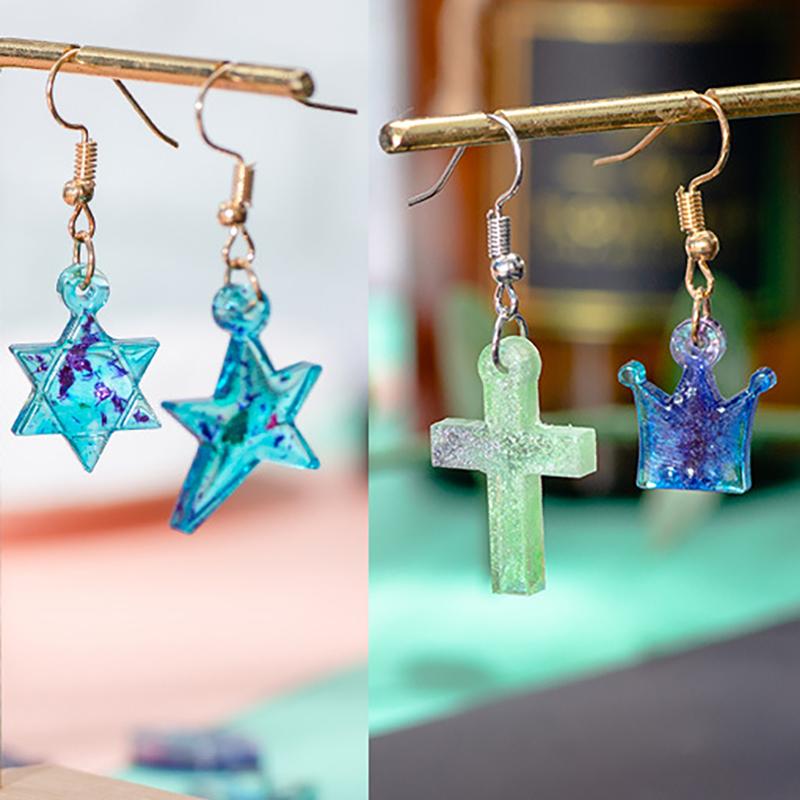 1PC DIY Butterfly Pendant Grinding Tool Love Earrings Silicone Earrings Silicone Mold Jewelry Handmade