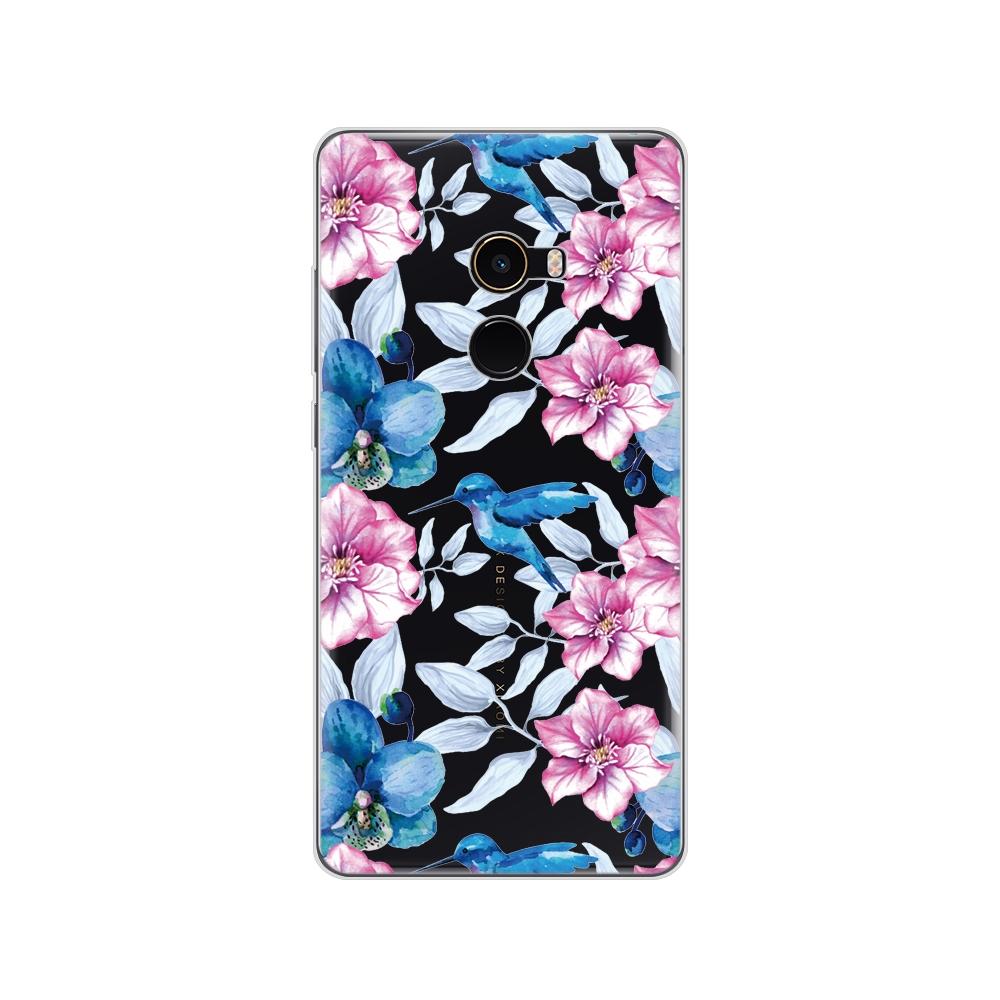 Pouzdro pro Xiaomi Mix 2 Soft Silicon TPU Pouzdro pro Xiaomi Mi Mix 2 Mix2 Zadní kryt Ochranný zadní kryt Transparentní Coque Shell