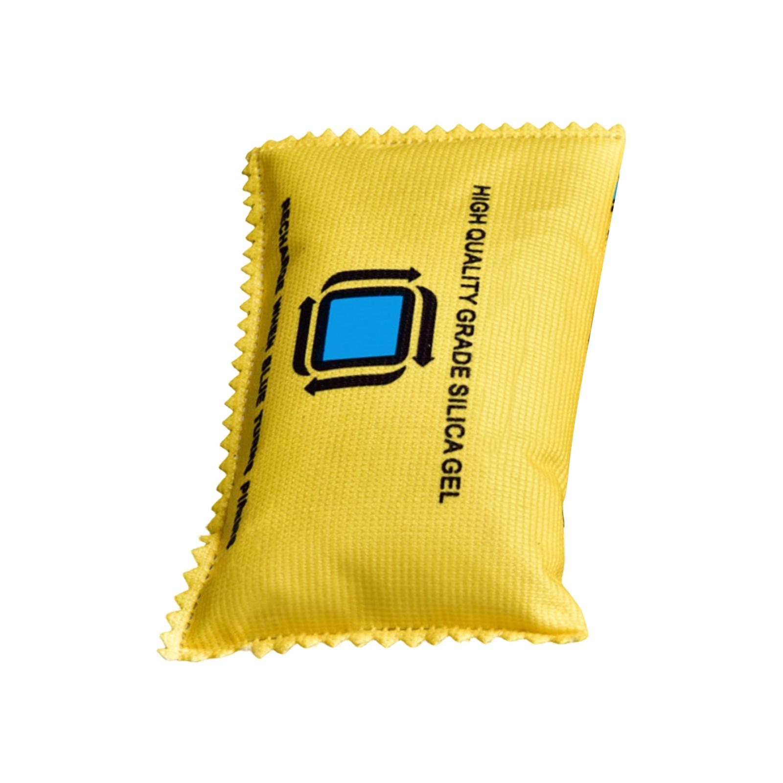 

Dehumidifying And Silica Gel Desiccant Smart Color-changing Charcoal Bag Dehumidifier Bag Moisture Absorber. One Size жовтий
