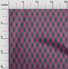 oneOone Cotton Flex Black Fabric Argyle Check Diy Clothing Quilting Fabric Print Fabric By Yard 40 Inches