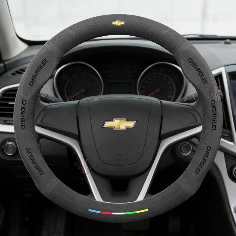 Car Steering Wheel Cover For Chevrolet Aveo Bolt Onix Cruze Spark Cavalier Colorado Lacetti Trailblazer Silverado Tahoe Traverse