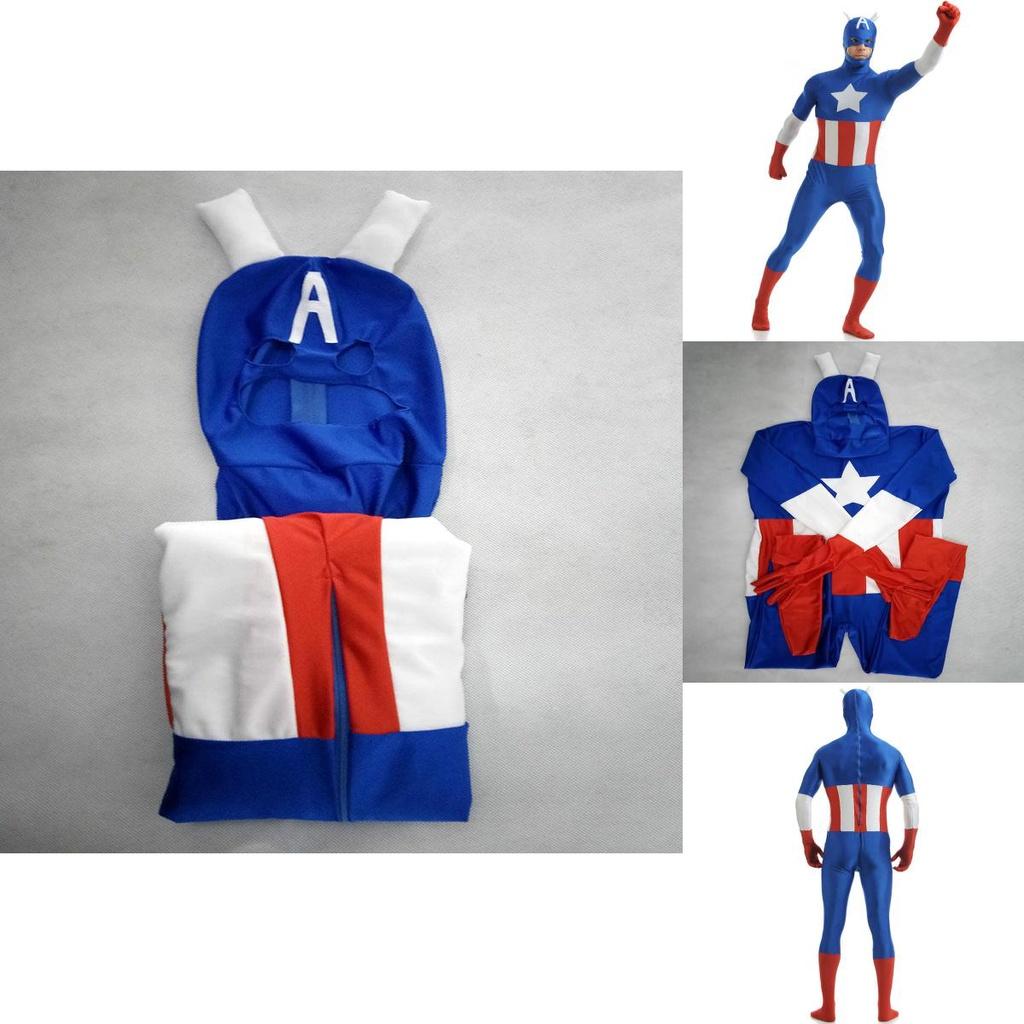 Stunning Avengers Superhero Captain Costume With Exquisite Workmanship For Adults