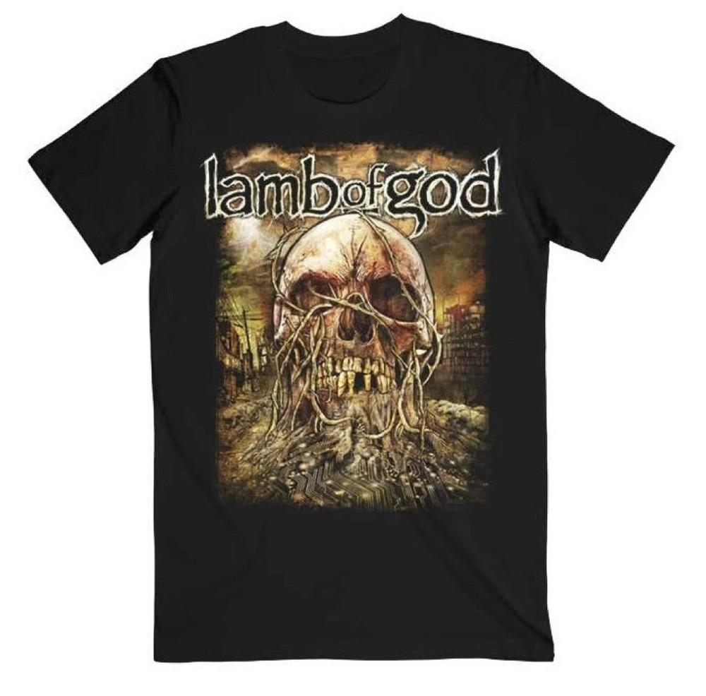 LAMB OF GOD cd lgo VINESKULL Official SHIRT XL New resolution sacrament Unisex T-Shirt L