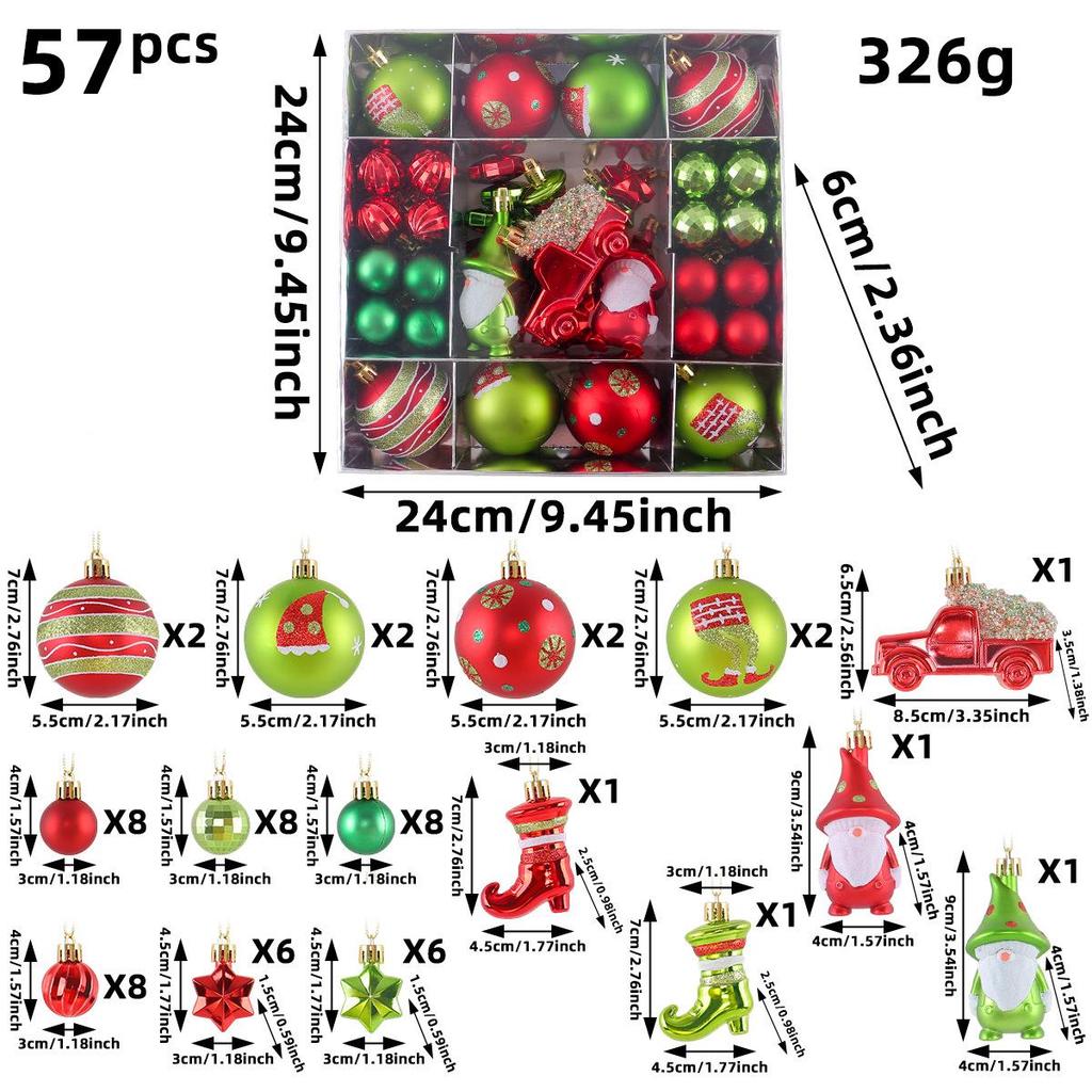 The Grinch Christmas Tree Ornament Ball Gift Set