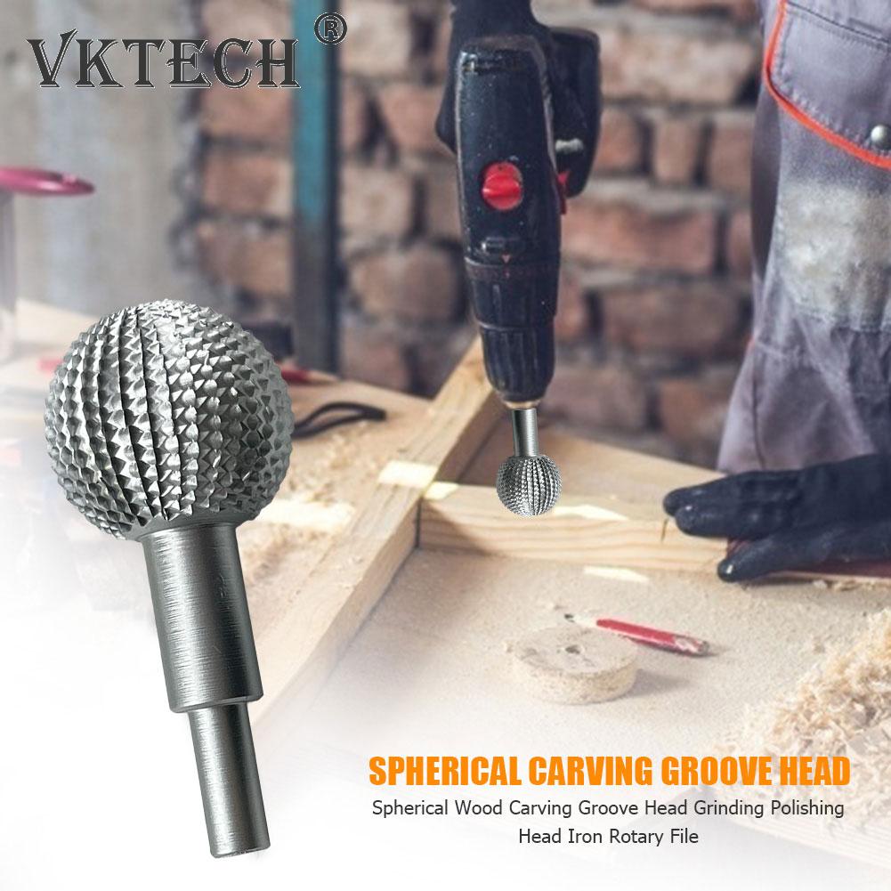 41,2 mm rotační nástavec pro obrábění dřeva Kulová fréza z tvrdokovu Rotační fréza pro řezbářství brusná hlava s kulovou drážkou brusná hlava