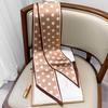 Fashion Point Silk Scarf Female Imitation Silk Spring and Summer Scarf Hair Band Decoration