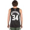 Nike X NBA Collaboration Comfortable Casual V-Neck Sleeveless Basketball Jersey Men Jersey Black 877212-010