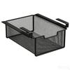 Under Shelf Hanging Storage Bin Basket SpaceSaving Wire Slideover for Closet,