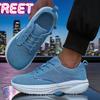 Men's Platform Sneaker Tennis Femimino Slip On Breathable Sports Shoes Mesh Soft Barefoot Walking Shoes  De Deporte
