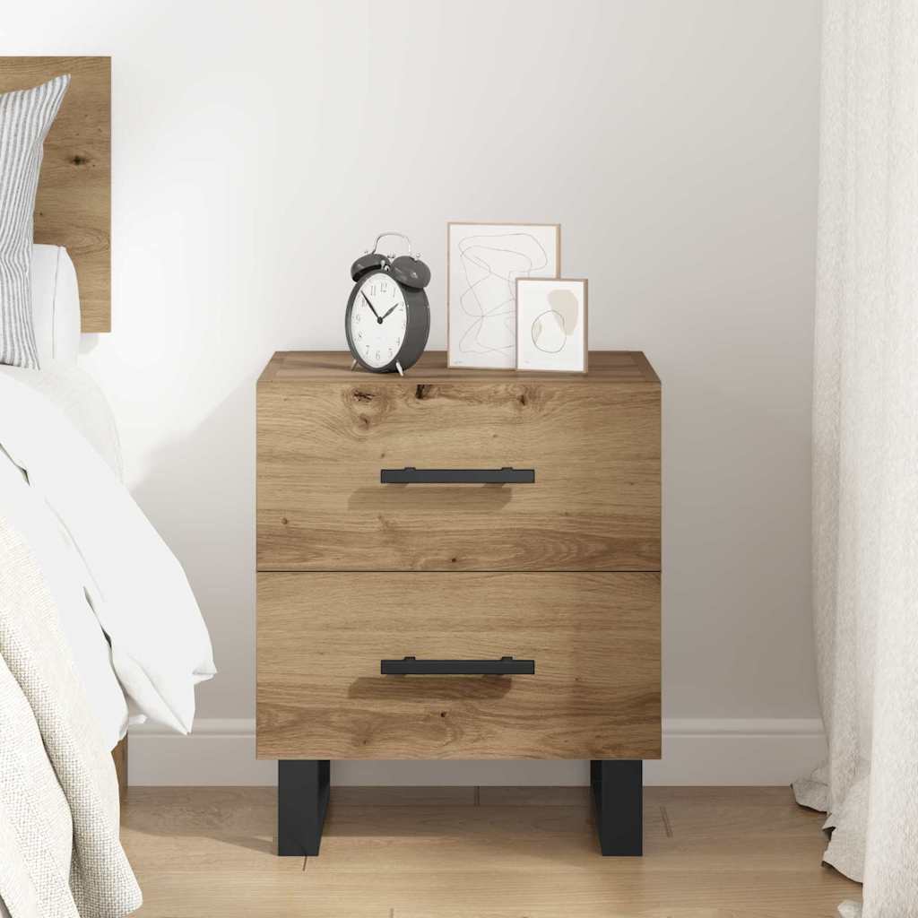 Nightstand Artisan Oak 40 x 35 x 47.5 cm Engineered Wood