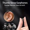 Mini Bluetooth Earbuds, Sleep Comfort, Slim In-Ear Noise Cancelling with Power Display, Long Playtime