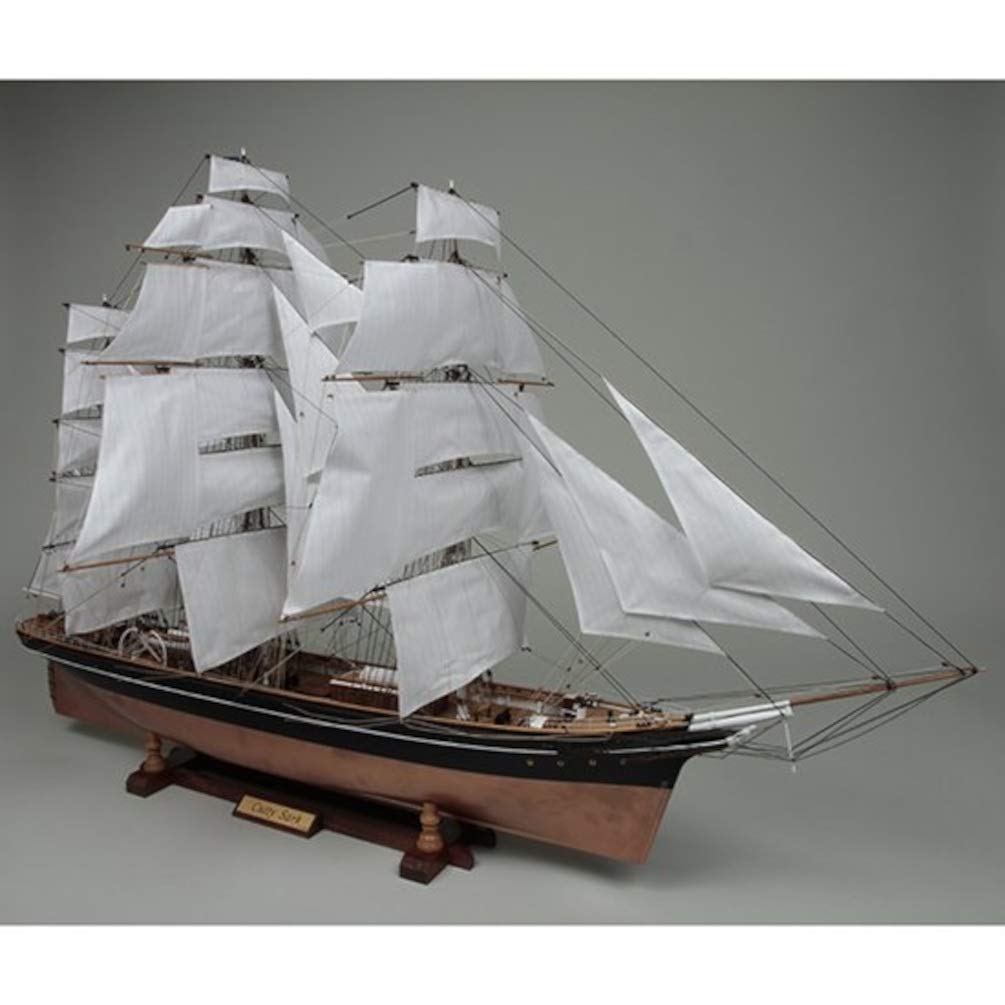 Woody Joe Sailing Ship Model Cutty Sark Wooden Model with Sail 1/80
