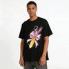 Easter Bunny Ear Pencil Bow Print Casual Top For Women Pure cotton T-shirt