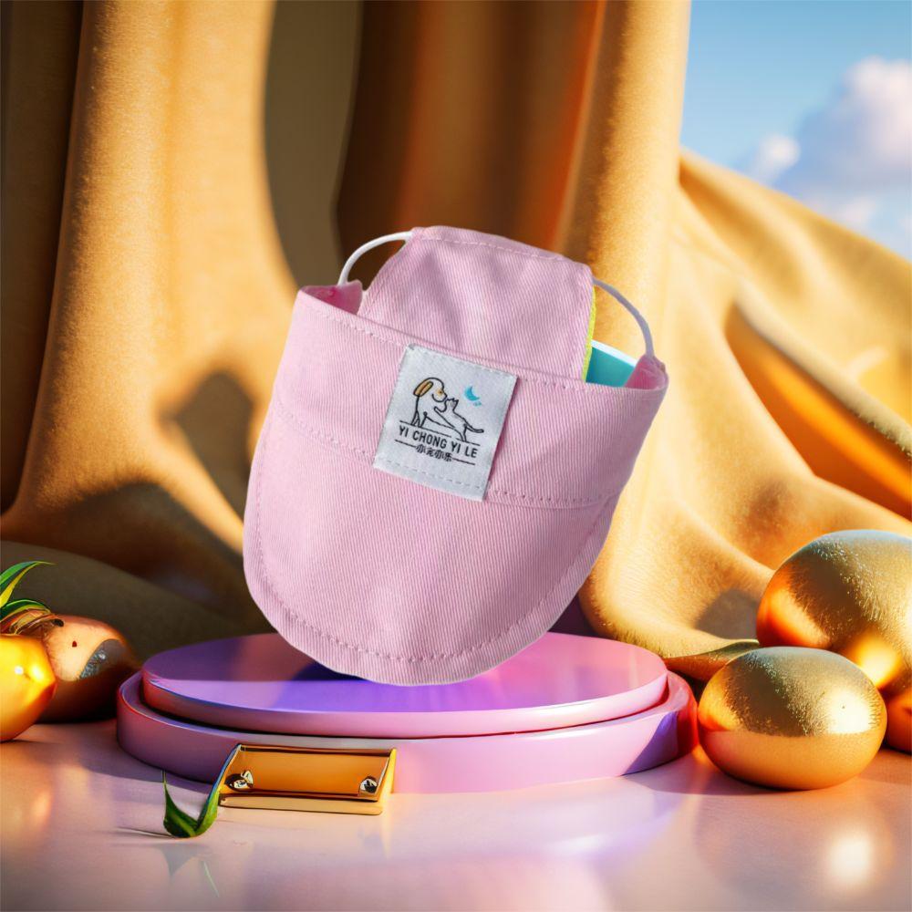 Adjustable Pet Cat Sunscreen Hat With Ear Holes Doggy Visor Dog Duck Tongue Hat Sun Protection