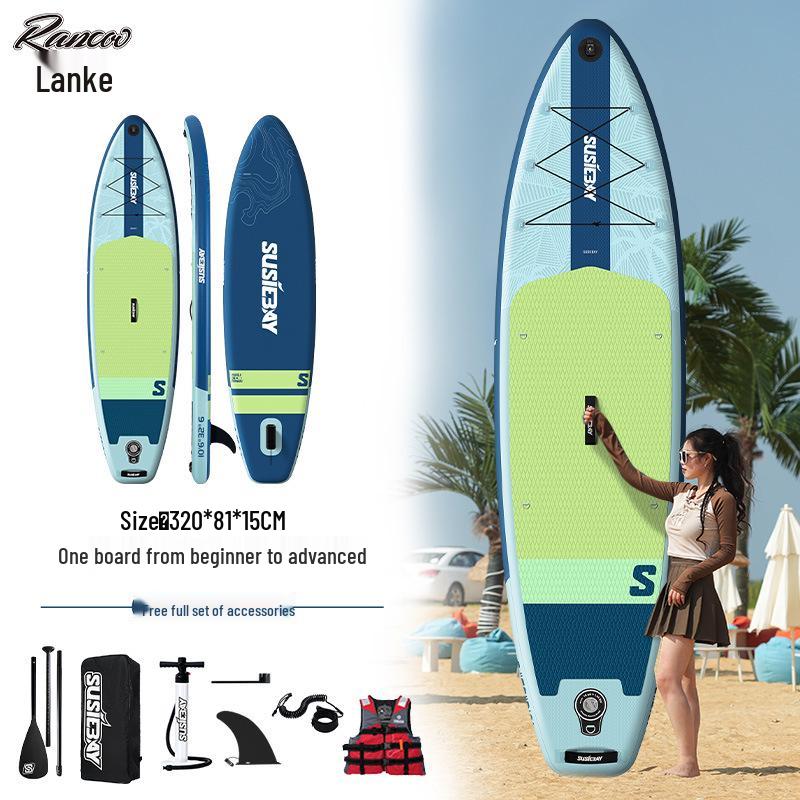 Lanko Inflatable Paddle Board - Universal PVC SUP for Surfing & Paddling