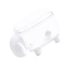 Cotton Swab Holder Sheep Design Transparent Toothpick Storage Box Container Home Decoration White