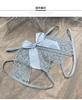 Hot Sale Women's Sexy Hollow Out Thong Lingerie Open Crotch Underwear Lady's Crotchless Lace Panties With Bow Plus Size M - XXL