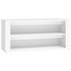 816904 vidaXL Shoe Rack White 100x35x45 Cm Engineered Wood