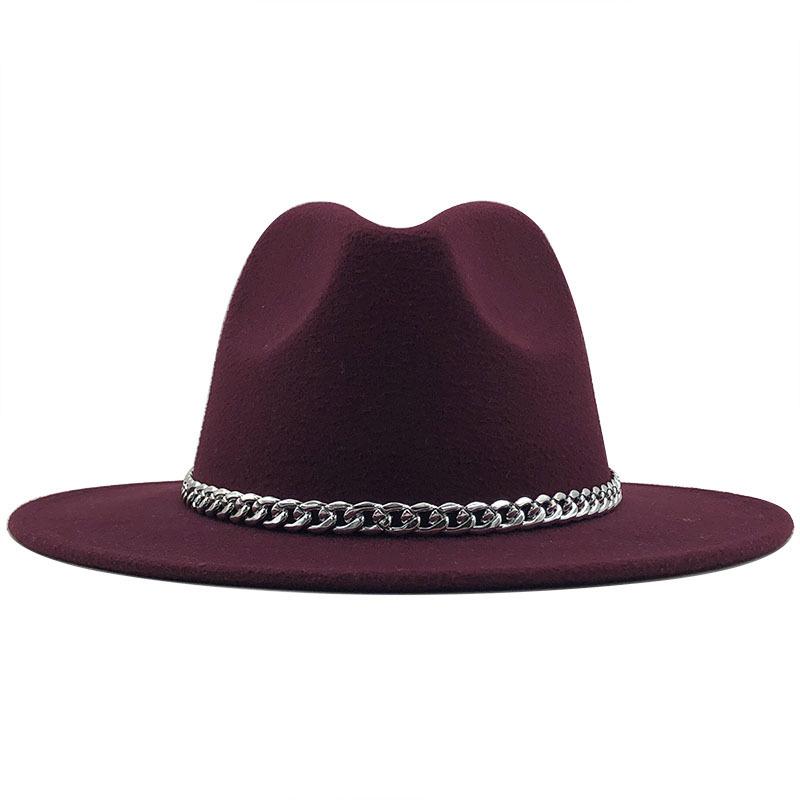 eBay Autumn and Winter New Black Woolen Top Hat European and American Fashion Jazz Hat