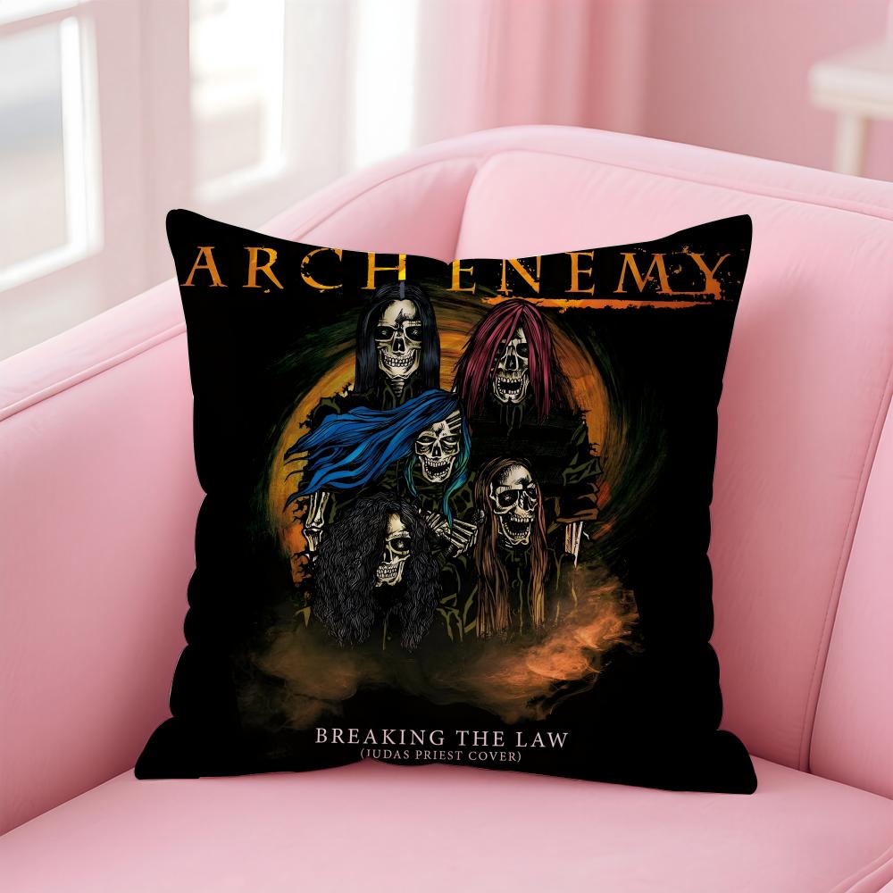 A-Arch Enemy Band Cushion Cover Comfortable Reversible Pillow Cover Ideal For Car Sofa Bedroom & Beyond