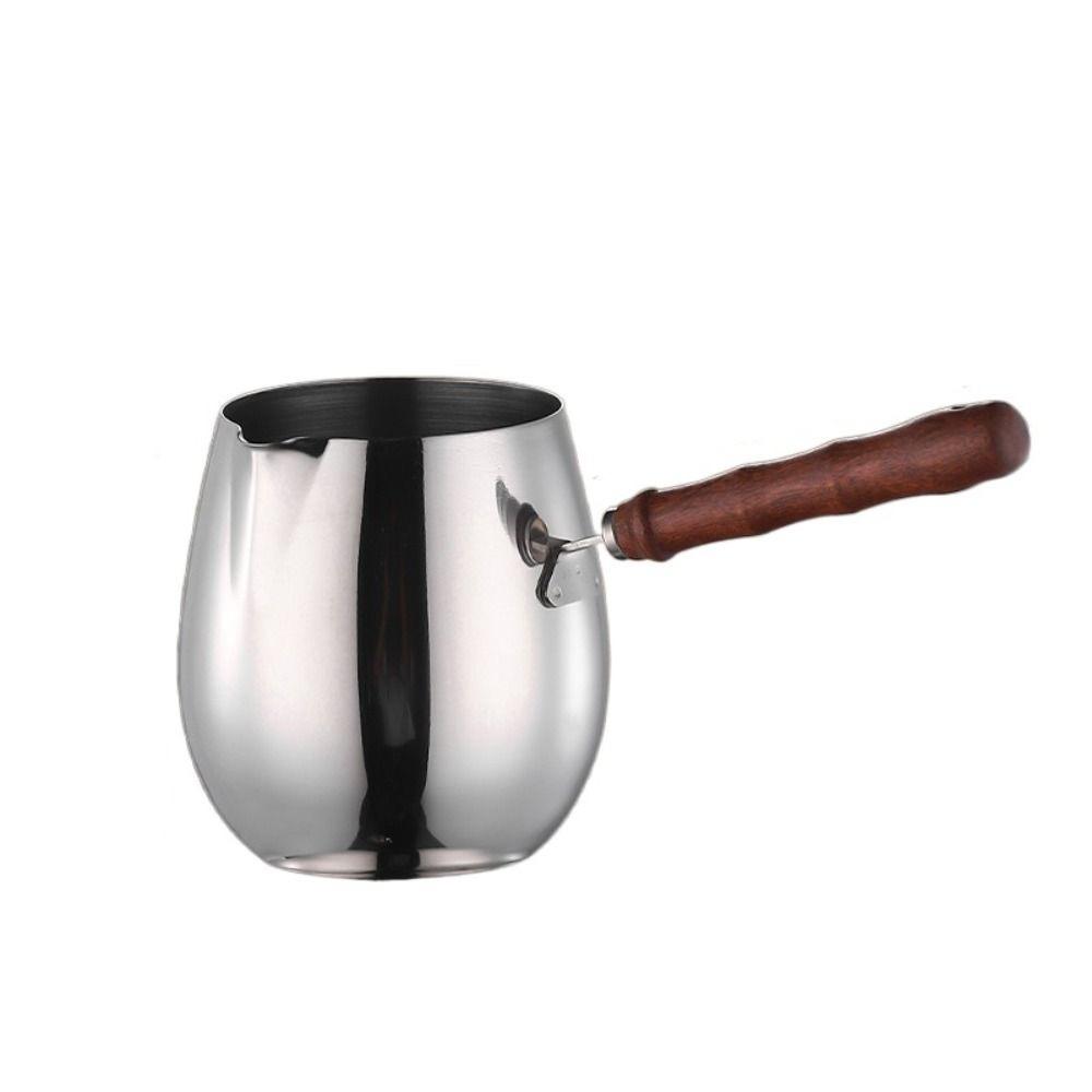 Stainless Steel Latte Art Cup 300ml/420ml/600ml Coffee Maker Turkish Coffee Pot  Restaurant