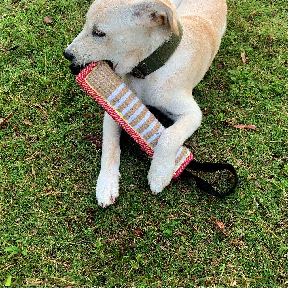 Burlap Dog Bite Stick - Training, Chewing, and Fetching Toy