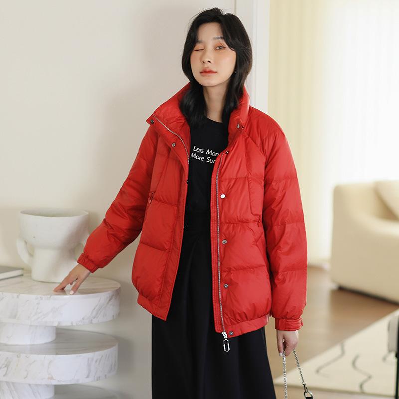 Light down jacket women's high-end women's clothing winter Korean version short large size duck down jacket women