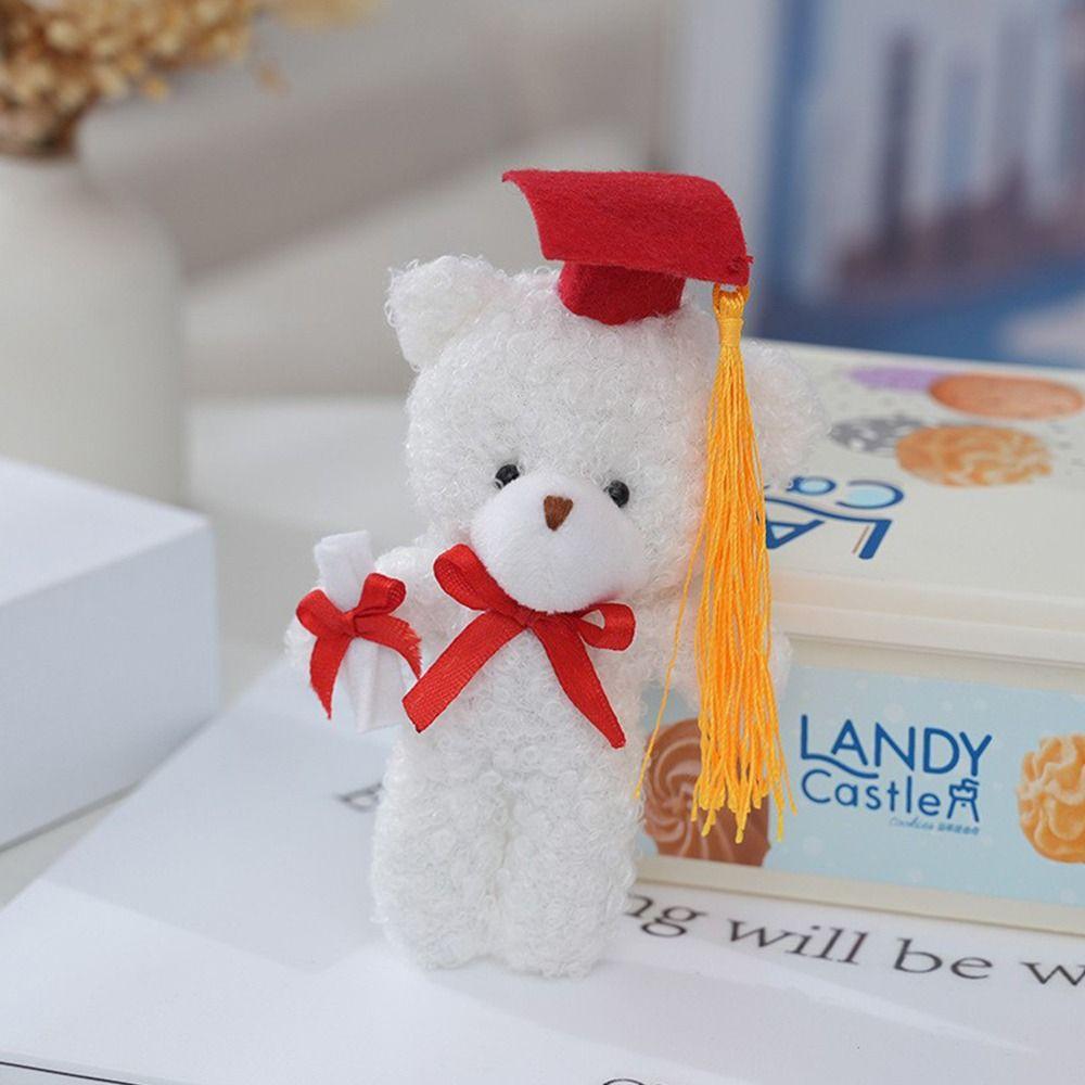 14cm Cute Stuffed Animal Doll Cartoon Graduation Bear Doll Doctor Bear Plush Toy Graduation