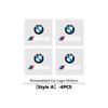 Car Logo Sticker Emblem Auto Body Decal Decor Accessories For BMW M Sport M2 M3 M4 M5 M6 E46 E90 E60 F10 F20 E87 X3 X6 PI1