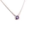 Les Trésors De Lily [K5892] - Silver 'Linda' Amethyst Necklace