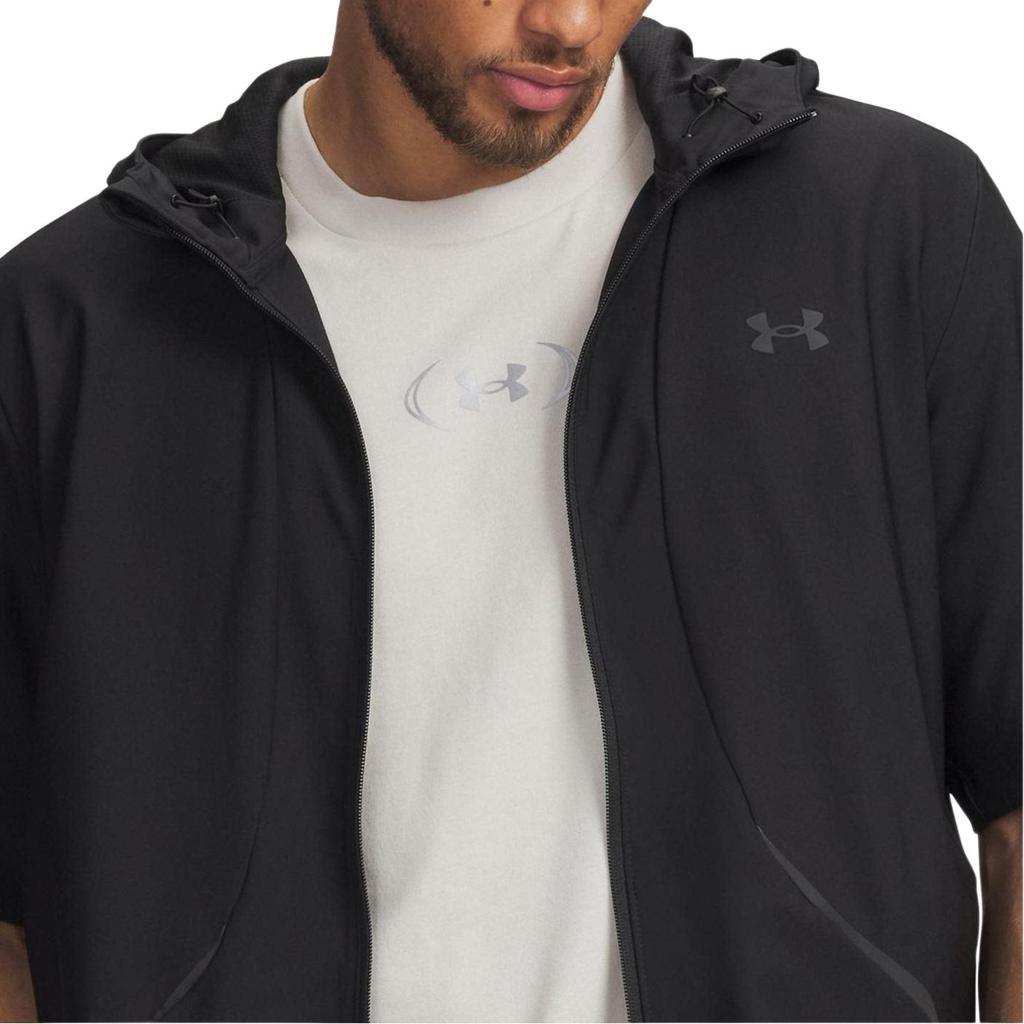 Under Armour Giacca da Uomo Girocollo con Zip a Tinta Unita Giubbotti 6014623-001