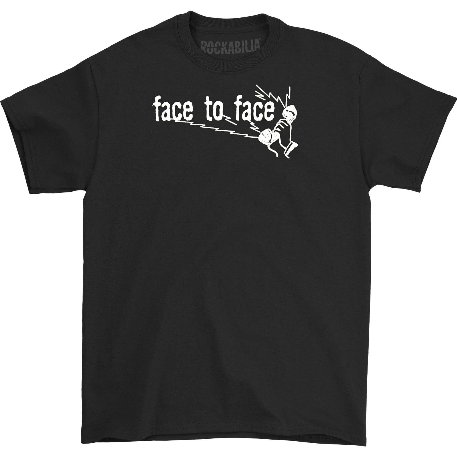 Men s Face To Face T-shirt Small Black XL