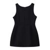 European Fashion Trendy Two-Color Shawl Camisole Dress